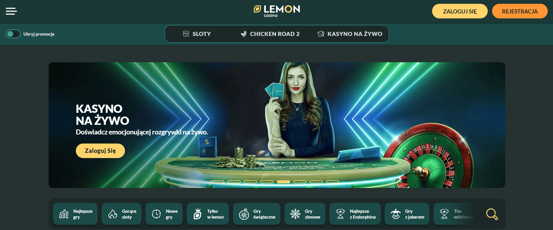 Lemon Casino PL – oficjalna strona główna 2026